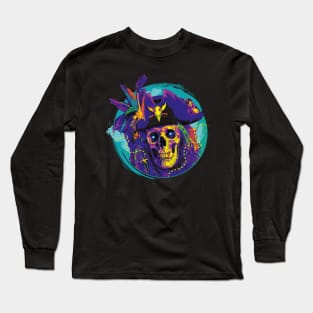 Grinning Undead Pirate Long Sleeve T-Shirt